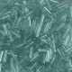 Miyuki Bugles 6mm Stiftperlen - Transparent sea foam luster BGL2-2445